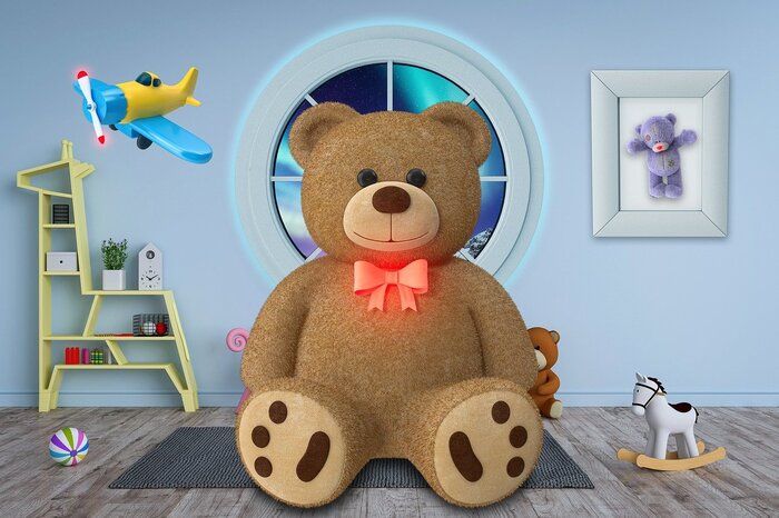 salle jeux enfants peluche