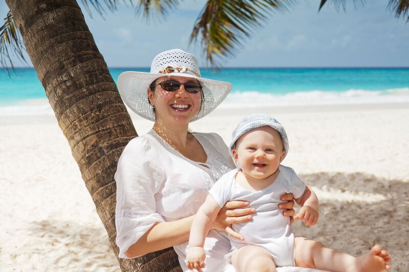 bébé en vacances